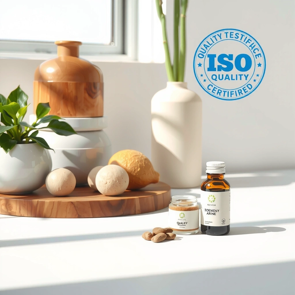 ISO quality certification badge